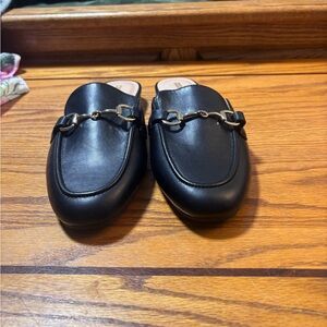 Black Leather Loafers